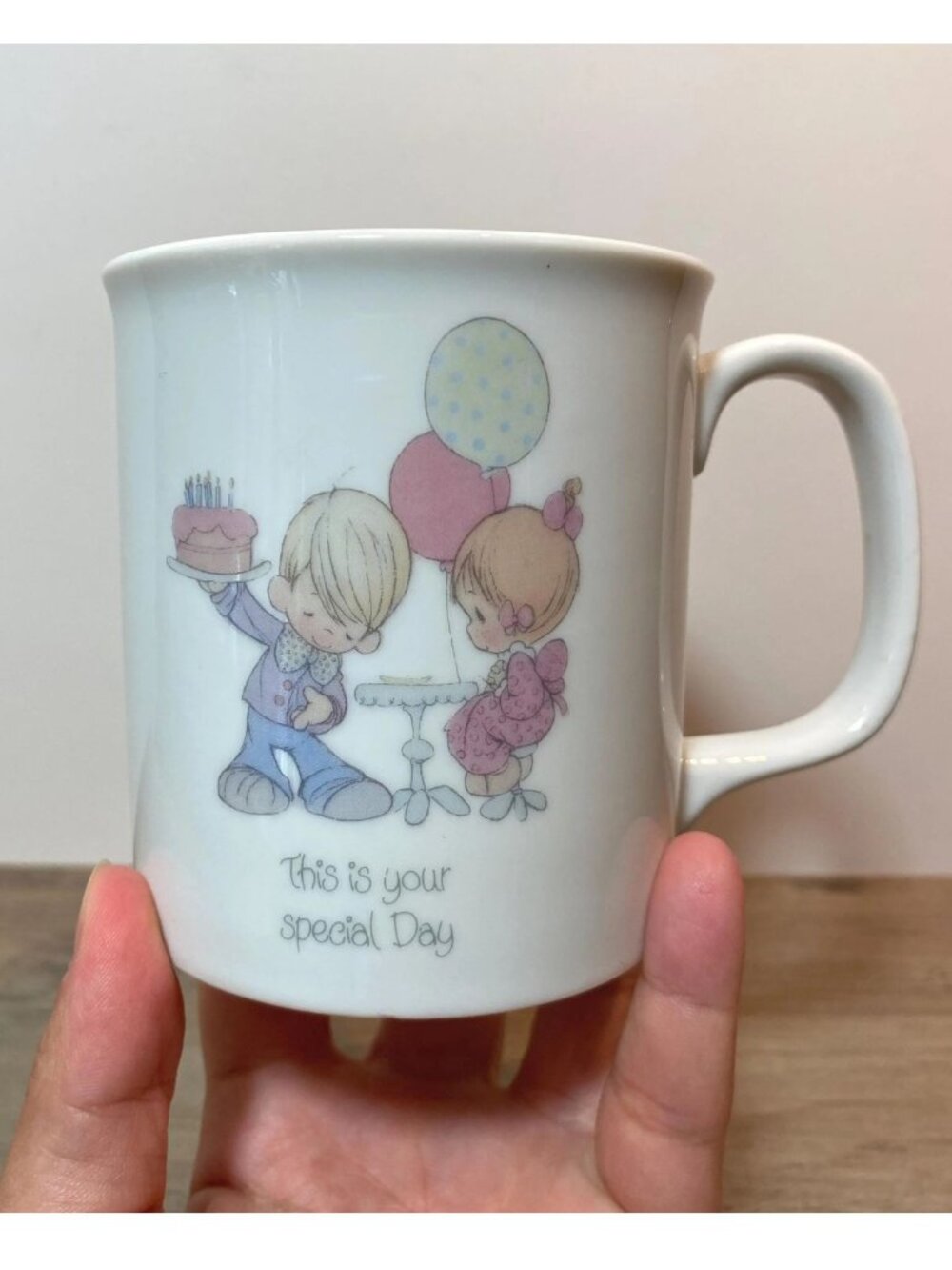 Precious Moments Mug This is Your Special Day 1984 Enesco